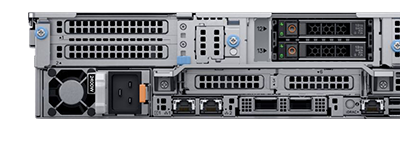 Dell PowerEdge R7525 server node detail rear