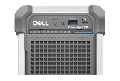 Dell PowerEdge T160 Server front detail