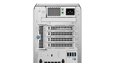 Dell PowerEdge T360 server node detail rear