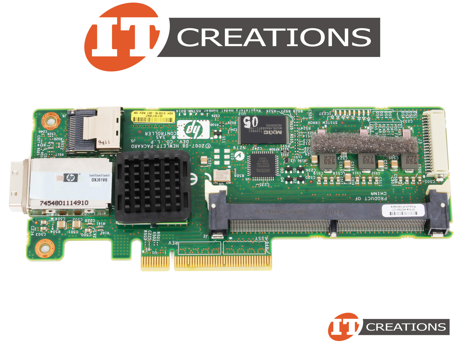 013218-001-NO BRACKET HP SMART ARRAY P212 PCI-E 2.0 X8 6GB/S SAS CONTROLLER  - ( 1 ) INTERNAL MINI SAS SFF-8087 PORT ( 1 ) EXTERNAL SAS SFF-8088 PORT  3GB/S SATA SUPPORT - HALF HEIGHT CARD NO BRACKET