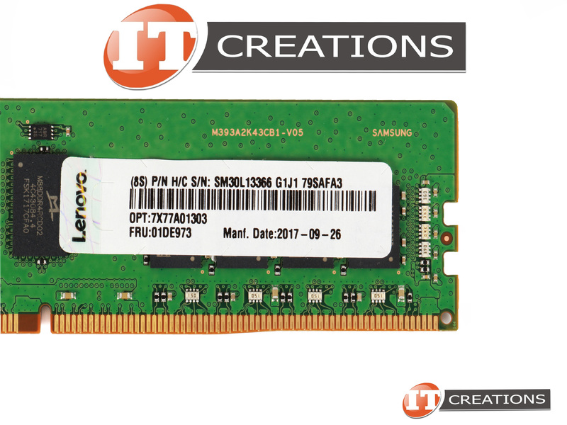 01DE973 LENOVO / SAMSUNG 16GB PC4-21300R DDR4-2666V-R REGISTERED