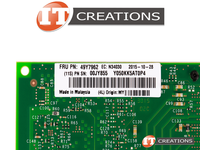 49Y7962 IBM HOST BUS ADAPTER ( HBA ) X520-DA2 10GBE 5.0 GT/S PCI-E