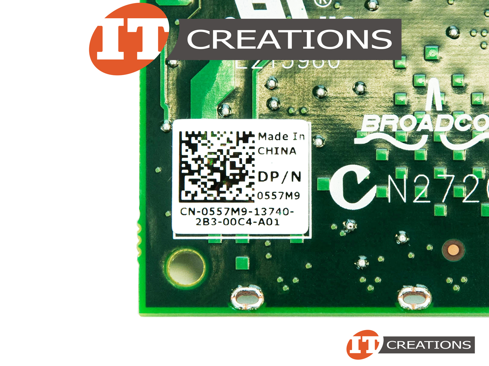 557M9-LOW P DELL / BROADCOM 5720 NIC 1GBE DUAL PORT PCI-E 2.0 X1
