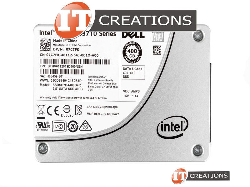 7C7FK - Refurbished - DELL / INTEL 400GB MLC SATA III 2.5 INCH