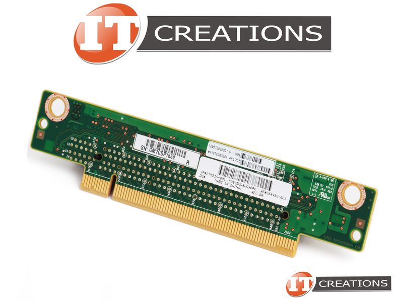 864486-001 HP SECONDARY LOW PROFILE RISER CARD FOR HPE PROLIANT DL360 G10 (  GEN10 ) - ( 1 ) ONE PCI-E X16 SLOT ( 1 ) ONE 3 PIN POWER CONNECTOR NO  BRACKET ( KIT PN: 875539-001 / 867982-B21 )