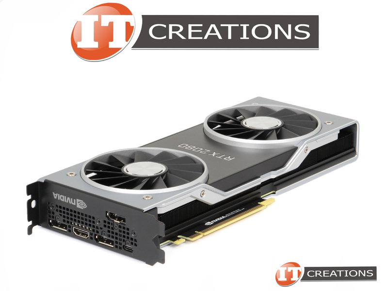 900-1G180-2500-000 - New Other - NVIDIA GEFORCE RTX 2080 TURING GPU FOUNDERS EDITION 8GB 2944 CORES MEMORY INTERFACE 256 BIT GDDR6 MEMORY BANDWIDTH 448GB/S - MEMORY SPEED 14GB/S ( 812674022833 )