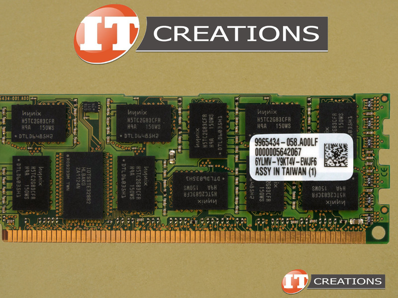 9965434 058a00lf Kingston 8gb Pc3 8500r Ddr3 1066 Registered Ecc Cl7