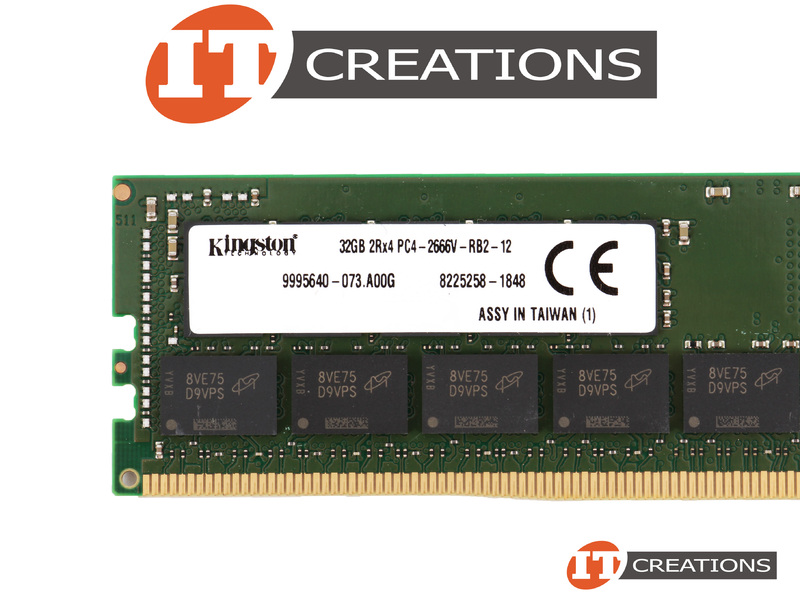 KINGSTON 32GB PC4-21300 DDR4-2666V-R REGISTERED ECC 2RX4 CL19 288 PIN 1.20V  MEMORY MODULE ( PC4-2666V-R ) (9995640-073.A00G)