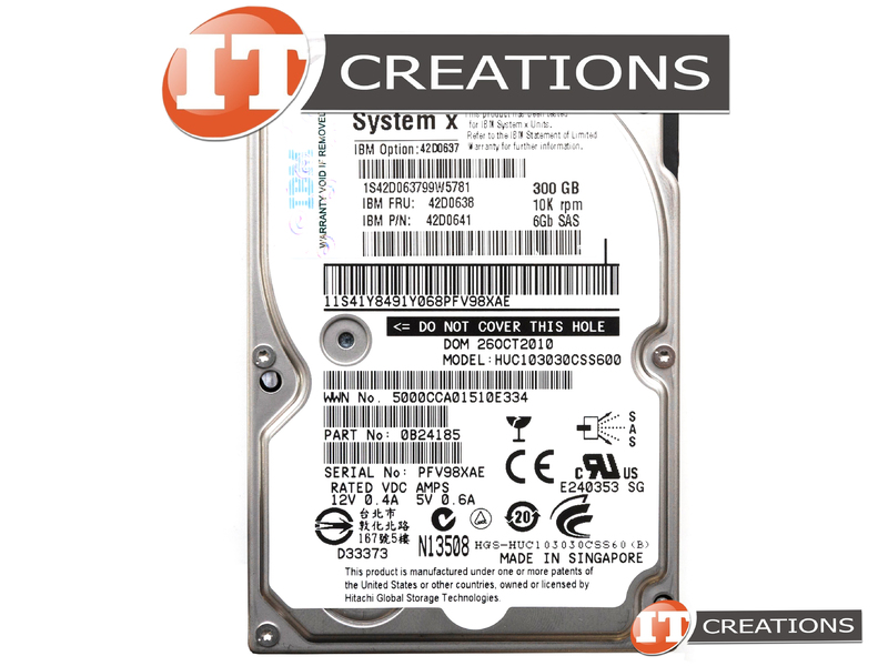 IBM / SEAGATE 300GB 10K RPM SAS 2.5 INCH (9FK066-039-IBM)