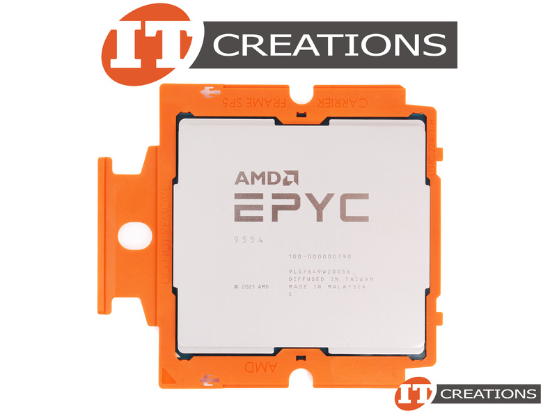 AMD EPYC 9554 New AMD EPYC 64 CORE PROCESSOR 9554 3.1GHZ BASE