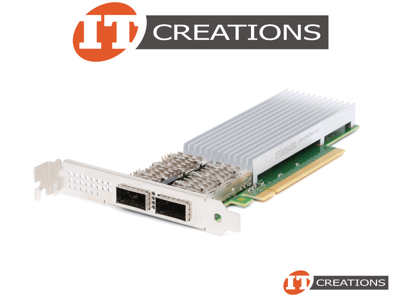 INTEL E810-CQDA2 100GB DUAL PORT QSFP28 PCI-E 4.0 X16 ETHERNET NETWORK  ADAPTER - ( 2 ) TWO QUAD (E810CQDA2-HIGH P)