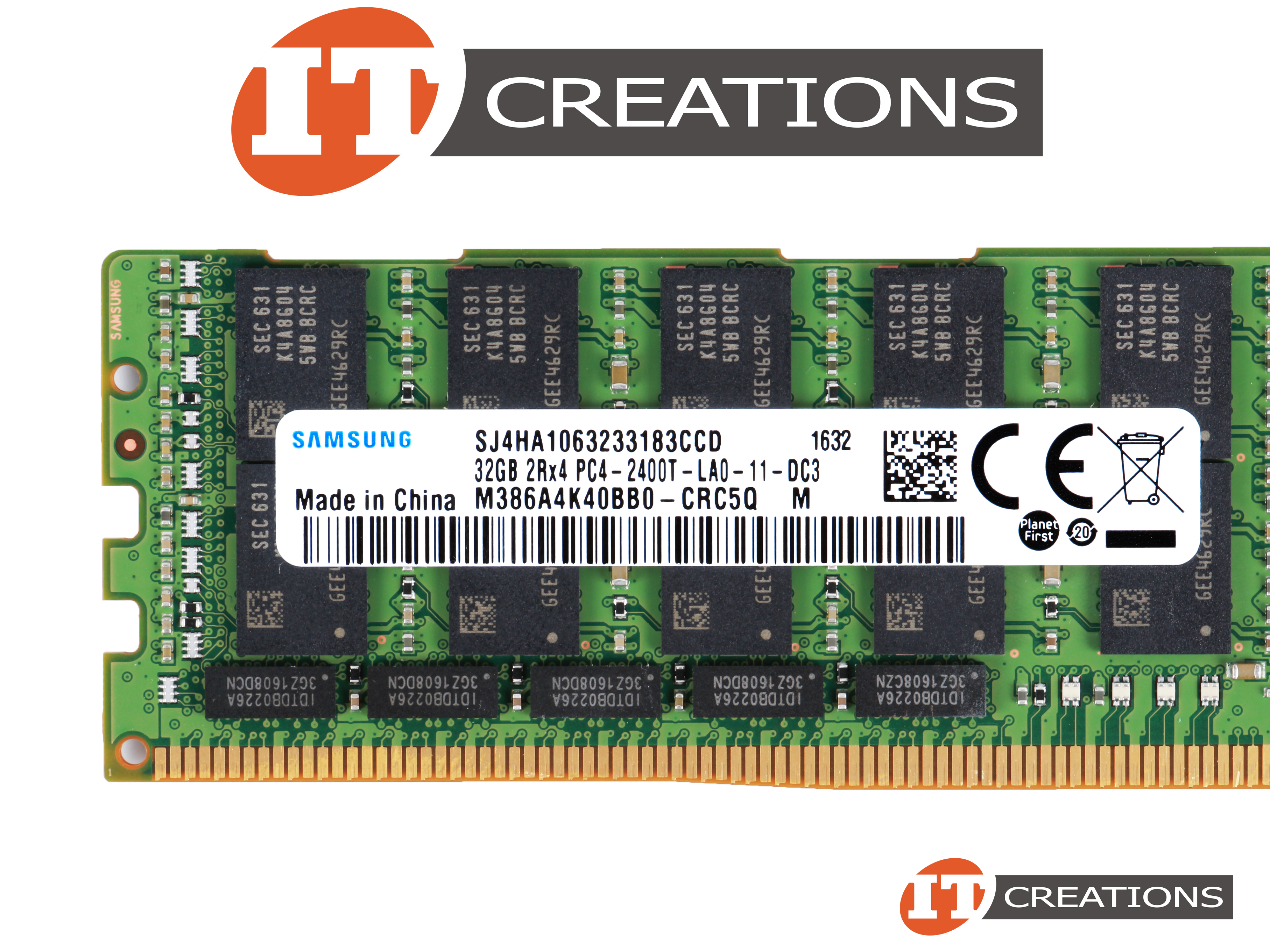 256GB Kit (4 x 64GB) DDR4-2400 PC4-19200 ECC Load Reduced Memory