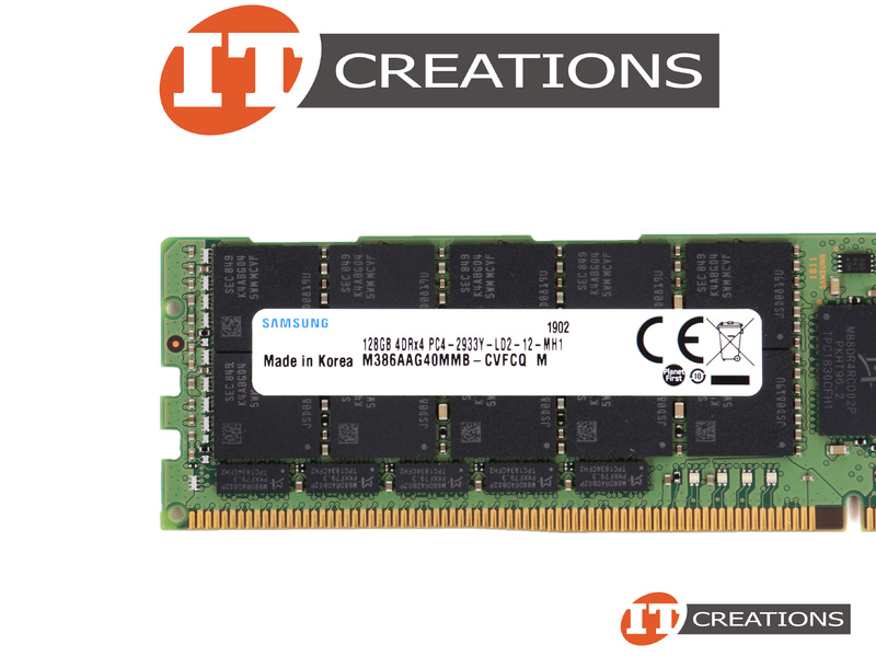 SAMSUNG 128GB PC4-23466 DDR4-2933Y-L LOAD REDUCED 4DRX4 / 4RX4 CL21 288 PIN  1.20V MEMORY MODULE LRDIMM ( PC4-2933Y-L ) (M386AAG40MMB-CVFCQ)