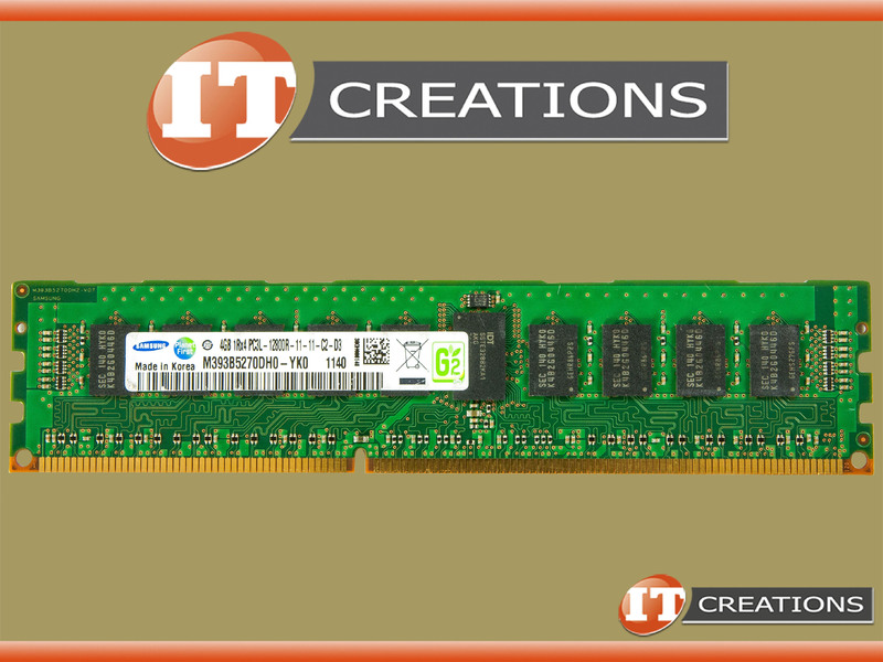 M393B5270DH0-YK0 SAMSUNG 4GB PC3L-12800R DDR3-1600 REGISTERED ECC