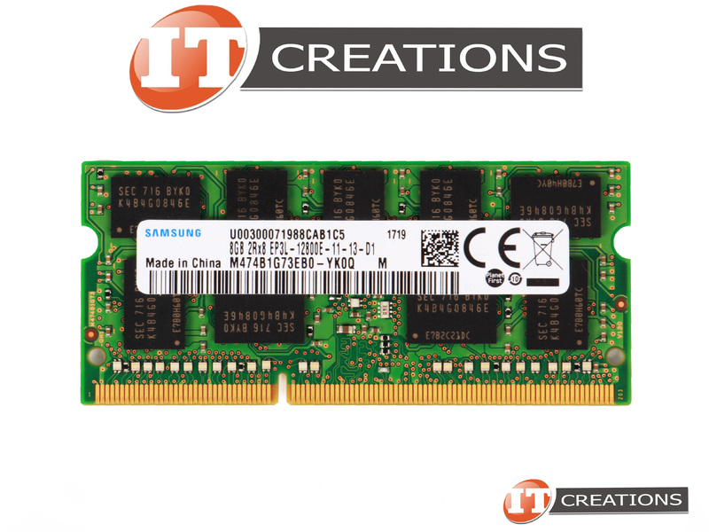 M474B1G73EB0-YK0Q SAMSUNG 8GB EP3L-12800E DDR3-1600 UNBUFFERED ECC 2RX8  CL11 204 PIN 1.35V MEMORY MODULE SODIMM EDIMM ( SMALL OUTLINE )