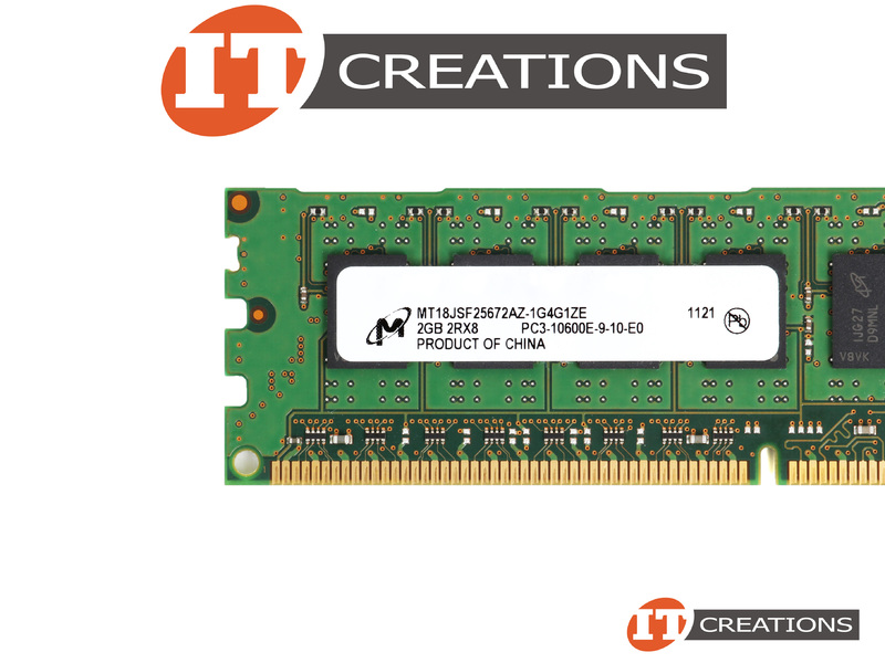 MICRON 2GB PC3-10600E DDR3-1333 UNBUFFERED ECC 2RX8 CL9 240 PIN 1.5V MEMORY  MODULE (MT18JSF25672AZ-1G4G1ZE)