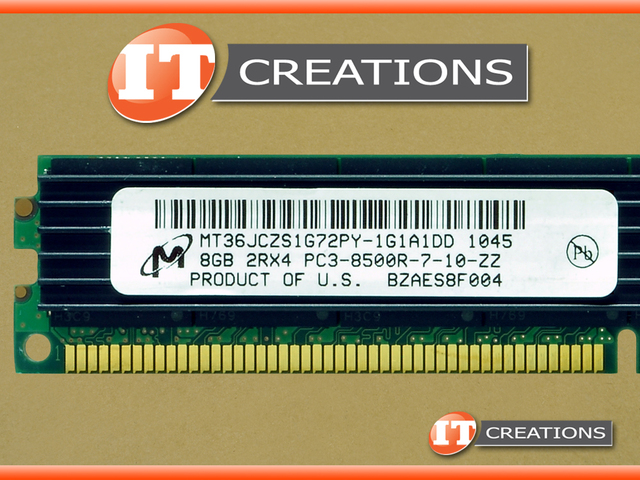 Mt36jczs1g72py 1g1a1dd Micron 8gb Pc3 8500r 2rx4 Ddr3 1066mhz Ecc