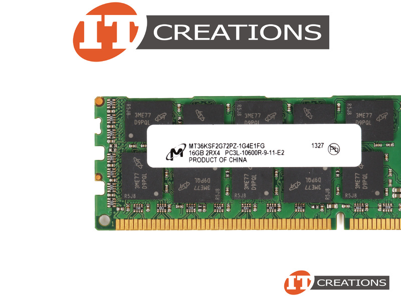 MT36KSF2G72PZ-1G4E1FG MICRON 16GB PC3L-10600R DDR3-1333 REGISTERED ECC 2RX4  CL9 240 PIN 1.35V LOW VOLTAGE MEMORY MODULE