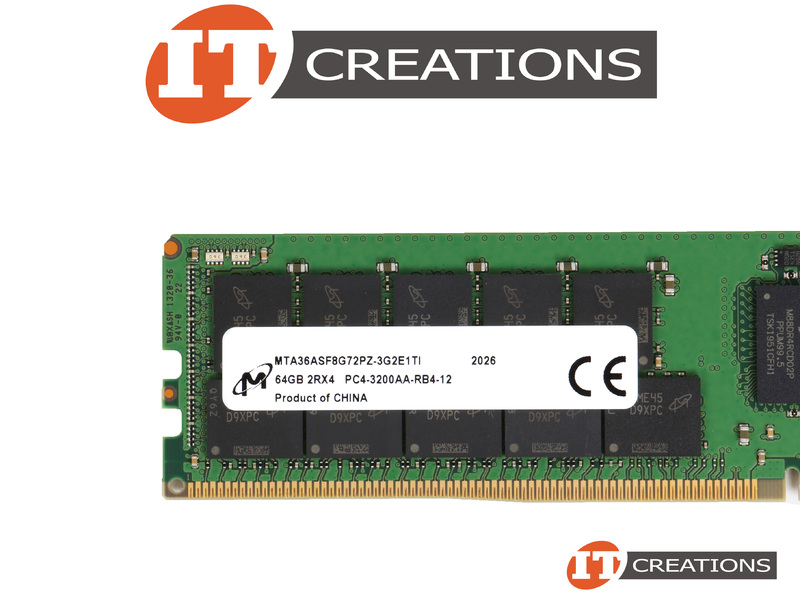 MTA36ASF8G72PZ-3G2E1TI MICRON 64GB PC4-25600AA-R DDR4-3200AA-R