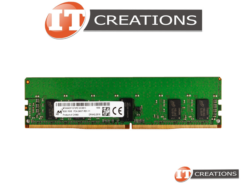 MICRON 8GB PC4-19200R DDR4-2400T-R REGISTERED ECC 1RX8 CL17 288 PIN 1.20V  MEMORY MODULE ( PC4-2400T-R ) (MTA9ASF1G72PZ-2G3B1II)