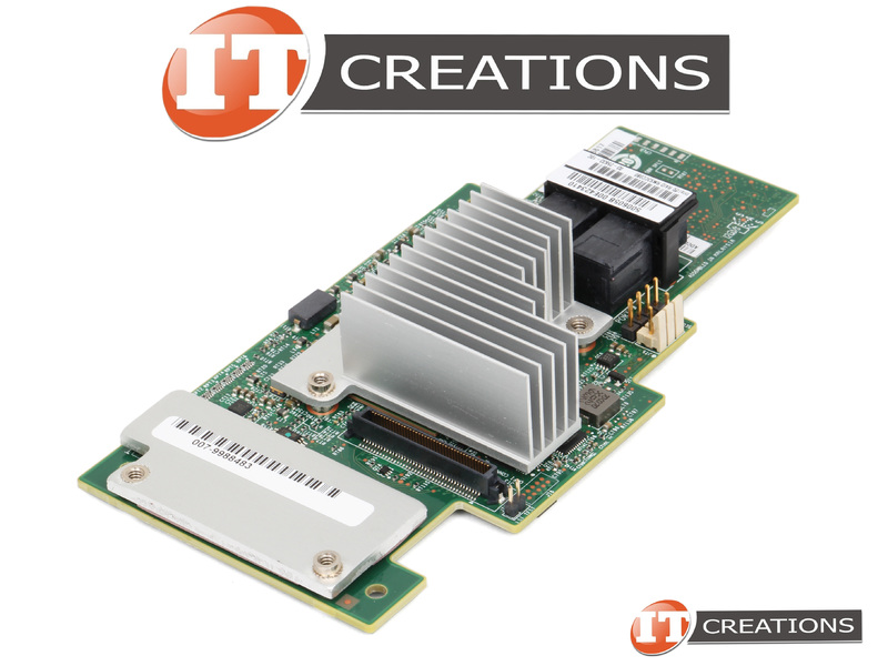 INTEL RMS3CC080 12GB/S SAS / SATA 8 PORT INTEGRATED RAID CONTROLLER MODULE  - MEZZANINE CARD FORM FACTOR 1GB EMBEDDED MEMORY SUPPORTS PCI-E 3.0 X8 ( 2  
