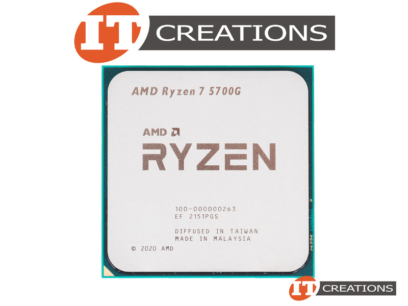 AMD RYZEN 7 SERIES 8 CORE PROCESSOR 5700G 3.8GHZ BASE / 4.6GHZ MAX 16MB L3  CACHE TDP 65W AM4 SOCKET ( CEZANNE ) (RYZEN 5700G)
