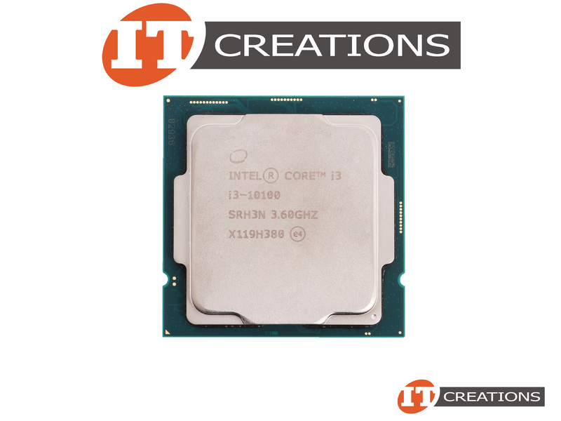 INTEL CORE QUAD CORE PROCESSOR I3-10100 3.60GHZ BASE / 4.30GHZ MAX 6MB  SMART CACHE 8 GT/S BUS SPEED TDP 65W FCLGA1200 ( COMET LAKE ) (SRH3N)