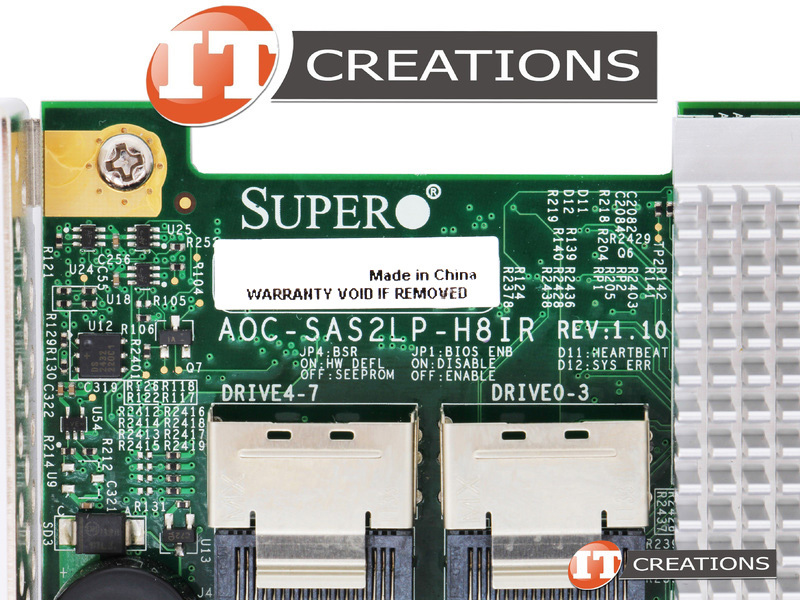 SUPERMICRO / LSI MEGARAID SAS 2108 6GB/S 8 PORT SATA + SAS PCI-E X8 512MB  CACHE RAID CONTROLLER - ADD ON CARD 512MB 800MHZ ( 2 ) TWO MINI SAS  SFF-8087