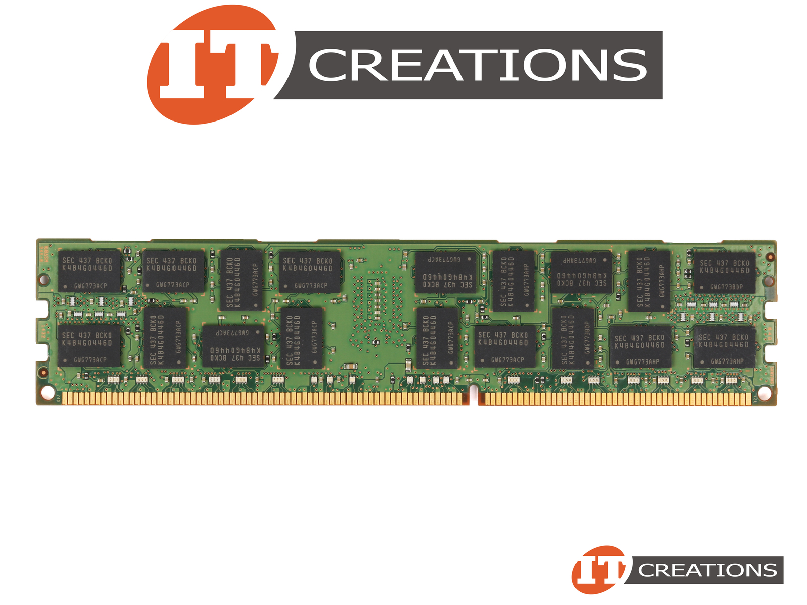 SAMSUNG 16GB PC3-12800R DDR3-1600 REGISTERED ECC 2RX4 CL11 240 PIN 1.5V  MEMORY MODULE (M393B2G70DB0-CK0Q2)