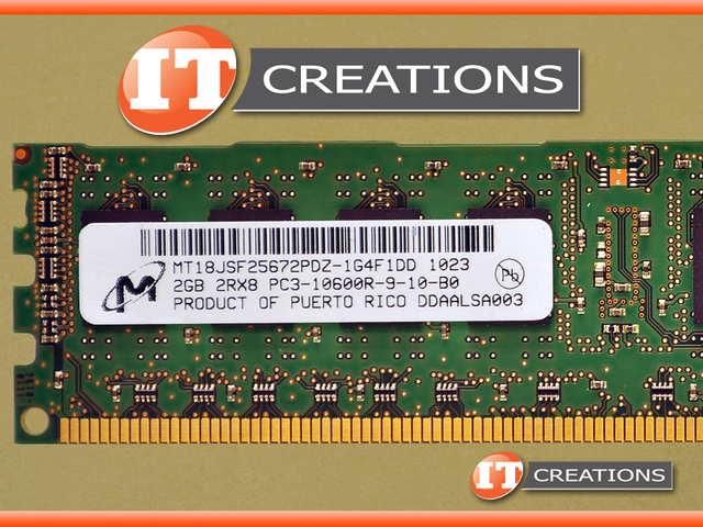 MT18JSF25672PDZ-1G4F1DD MICRON 2GB PC3-10600R DDR3-1333 REGISTERED