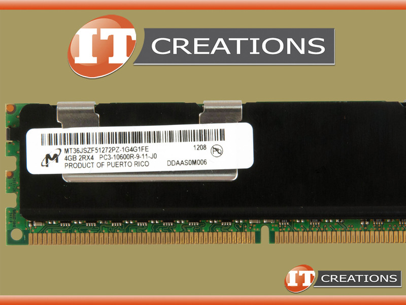 MT36JSZF51272PZ-1G4G1FE MICRON 4GB PC3-10600R DDR3-1333 REGISTERED 