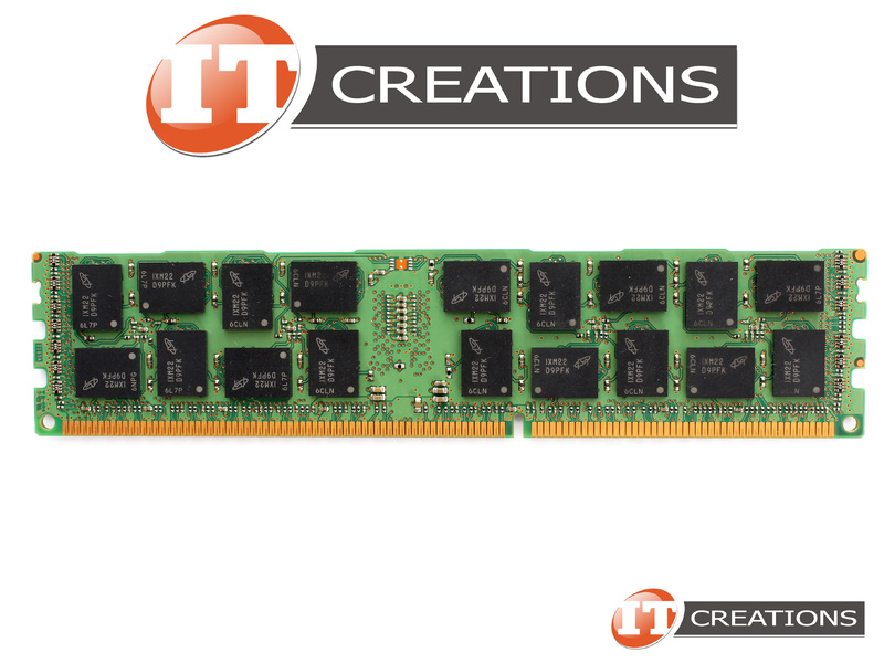 MICRON 8GB PC3L-10600R DDR3-1333 REGISTERED ECC 2RX4 CL9 240 PIN 1.35V LOW  VOLTAGE MEMORY MODULE (MT36KSF1G72PZ-1G4M1HF)