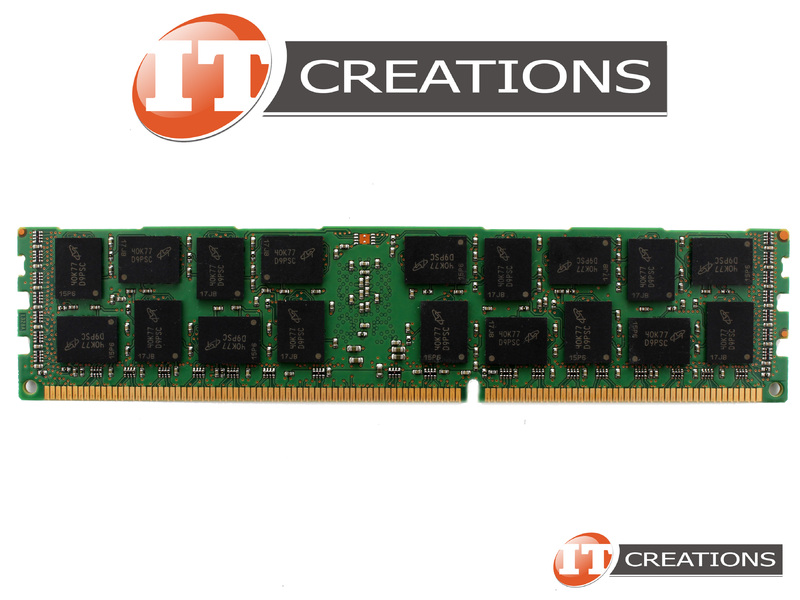 MICRON 8GB PC3L-12800R DDR3-1600 REGISTERED ECC 2RX4 CL11 240 PIN 1.35V LOW  VOLTAGE MEMORY MODULE (MT36KSF1G72PZ-1G6K1HF)