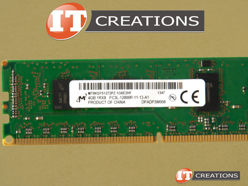 MT9KSF51272PZ-1G6E2HF MICRON 4GB PC3L-12800R DDR3-1600 REGISTERED 
