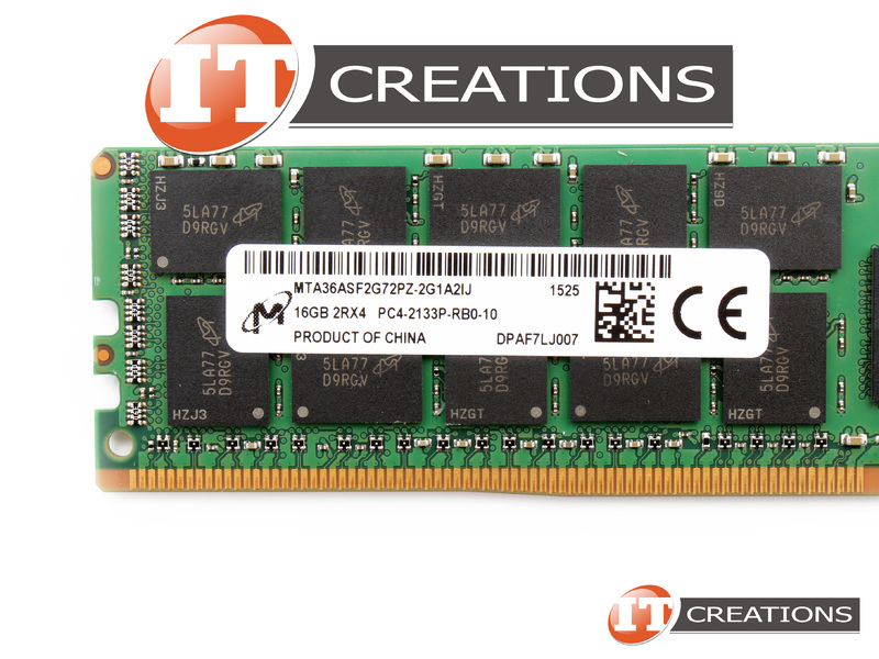 MTA36ASF2G72PZ-2G1A2IJ MICRON 16GB PC4-17000P-R DDR4-2133P-R REGISTERED ECC  2RX4 CL15 288 PIN 1.20V MEMORY MODULE ( PC4-2133P-R )