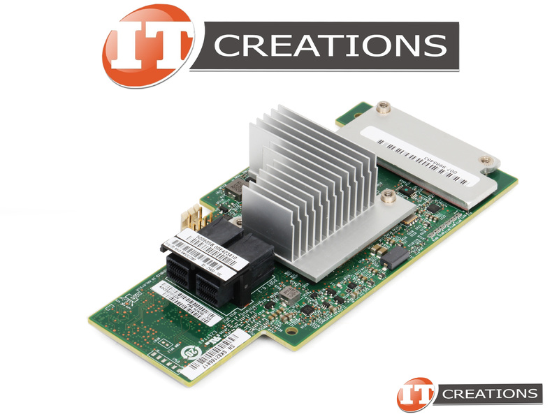 INTEL RMS3CC080 12GB/S SAS / SATA 8 PORT INTEGRATED RAID CONTROLLER MODULE  - MEZZANINE CARD FORM FACTOR 1GB EMBEDDED MEMORY SUPPORTS PCI-E 3.0 X8 ( 2  