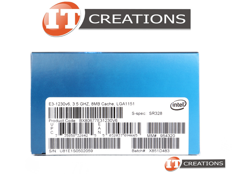 SR328-RETAIL - Retail - INTEL XEON QUAD CORE PROCESSOR E3-1230V6