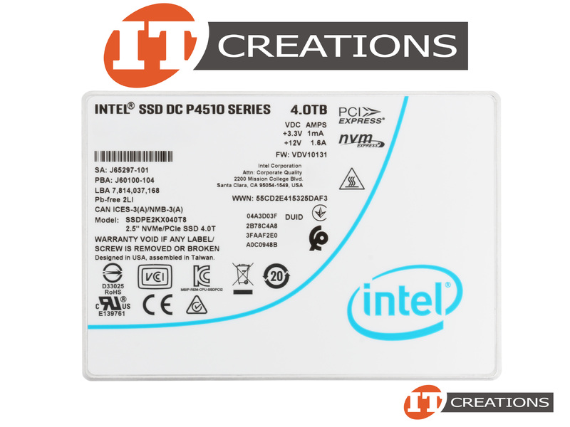 Intel DC P4510 internal solid state drive 2.5 4000 GB PCI Express