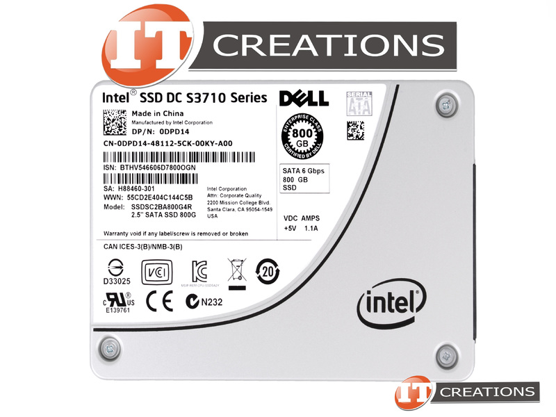 SSDSC2BA800G4R-DELL - Refurbished - DELL / INTEL 800GB MLC SATA