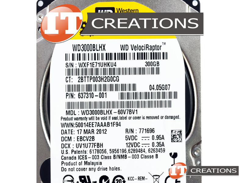 Wd3000blhx Hp Used Hp Western Digital 300gb 10k Rpm Sata 25 Inch Small Form Factor Sff Wd 9736